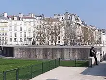 Entrée du Mémorial des martyrs de la déportation.