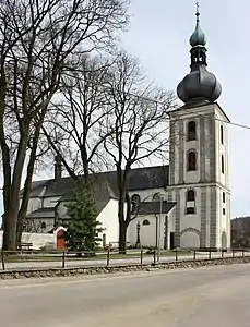 Église Saint-Jean Baptiste à Měřín.