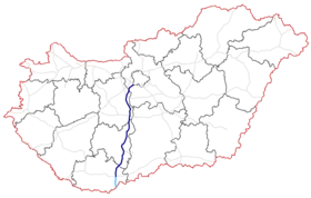 Carte de l’autoroute M6