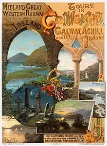 Midland Great Western Railway, Tours in Connemara, vers 1900.