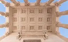 Plafond de la façade principale