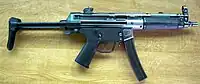 Ancien modèle du MP5A3.