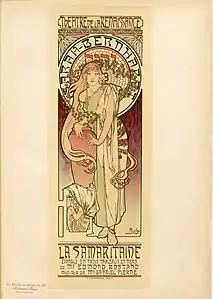 Affiche par Alfons Mucha.