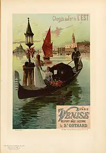 Chemins de fer de l'Est, Venise, 1895.