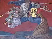 Peinture monumentalede Jean Weyh (XIXe).