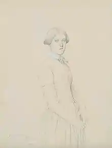 Portrait de Mme Hubert Rohault de Fleury, née Louise Marcotte, par Ingres.