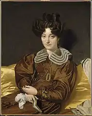 Portrait de sa fille, Madame Marcotte de Sainte-Marie, par Ingres.