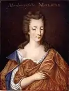 École française du XVIIe&nbsp;siècle, Portrait de Mademoiselle Molière (Armande Béjart).