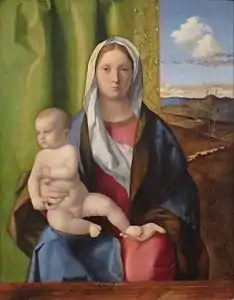 Giovanni Bellini, Vierge à l'enfant, vers 1510