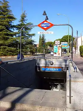 Image illustrative de l’article Arturo Soria (métro de Madrid)