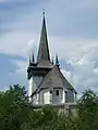 Église réformée hongroise de Văleni&nbsp;(ro) (Magyarvalkó) en pays de Călata (Kalotaszeg).