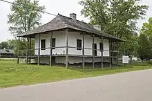 Maison Bequette-Ribault, 1789, exemple de la technique « poteau en terre ».