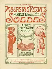 Soldes aux Magasins Réunis de Nancy