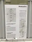 Explication du statuaire.