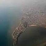 Vue aérienne de Malabar Hill.