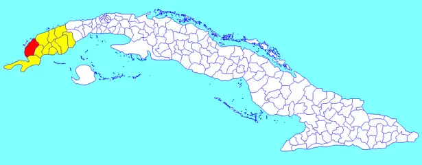 Municipalité de Mantua dans la province de Pinar del Río.
