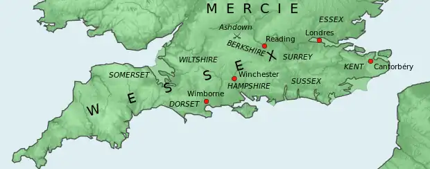 Une carte situant les lieux mentionnés dans l'article.