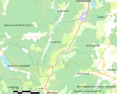 Carte du Valtin.