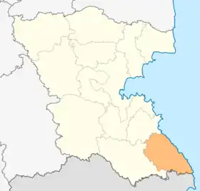 Localisation de Commune Tsarévo