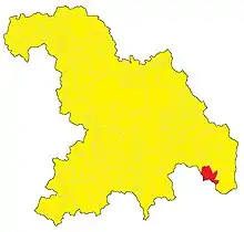 Localisation de Mongiardino Ligure