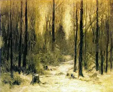 La Fin de l'hiver, Rio de Janeiro, musée national des beaux-arts du Brésil.