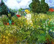 Mademoiselle Gachet dans son jardin à Auvers-sur-Oise, par Vincent van Gogh (1890)
