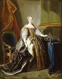 Portrait de Marie Leszczyńka (vers 1725), château de Versailles.