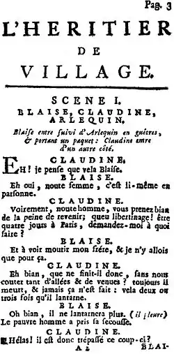 Image illustrative de l’article L'Héritier de village