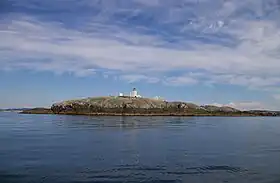 Vue de l'île durant l'été 2008