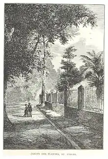 Clôture du Jardin des Plantes en 1885.