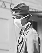 Infirmière de la Croix-Rouge à Washington D.C. (1918).