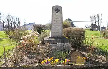 Monument hommage au 1er&nbsp;régiment d'infanterie.