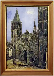 La Cathédrale de Rouen, 1908-1909, Vatican, Collection d'Art religieux moderne.