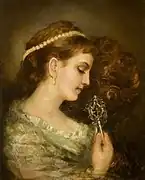 Dame à l'éventail, 1877