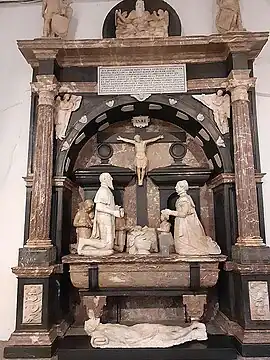 Mausolée de Jean V de Henin-Liétard et d'Anne de Bourgogne à Boussu.