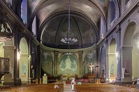 Nef de l'église Saint-Sauveur.