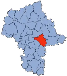 Localisation de Powiat de Mińsk