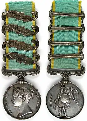 Médaille de Crimée (Royaume-Uni)