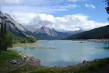 Medicine Lake depuis la route