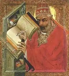 Saint Grégoire par maître Théodoric.