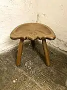 Tabouret de traite, XIXe&nbsp;siècle, Roumanie