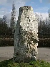 Le menhir.