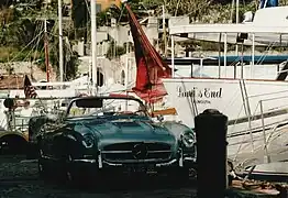 Mercedes-Benz 190&nbsp;SL sur la Côte d'Azur