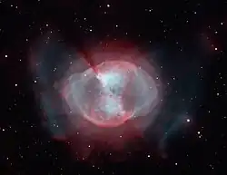 M27 captée par un télescope amateur.