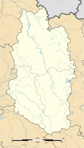 Voir sur la carte administrative de la Meuse