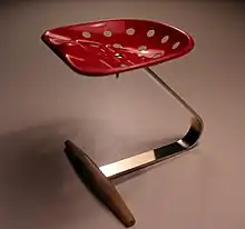 Le tabouret Mezzadro de 1957.