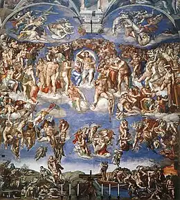Le Jugement dernier (Michel-Ange), Chapelle Sixtine, Vatican