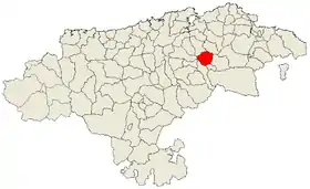 Localisation de Miera