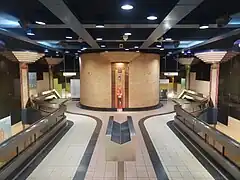 Vue générale de la mezzanine