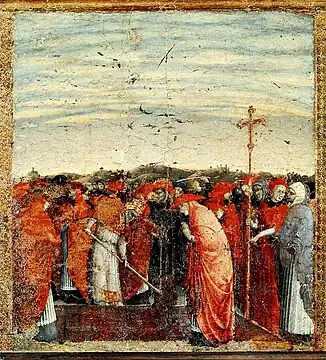 Prédelle au palais Pitti.